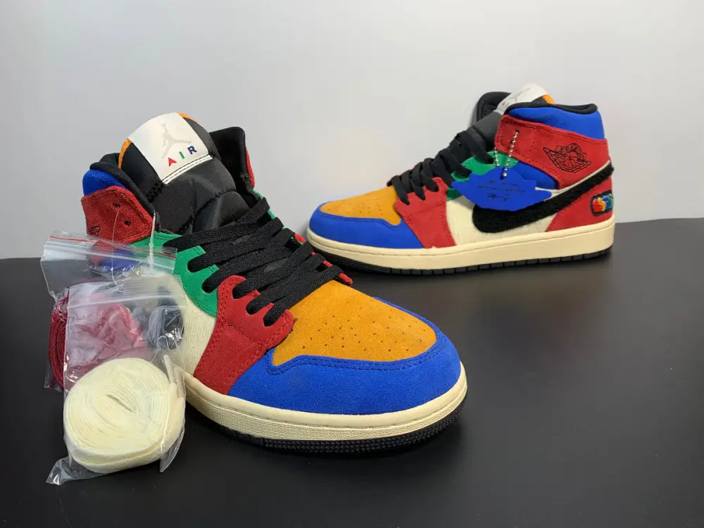 Blue The Great x Air Jordan 1 Mid Fearless CU2805-100 