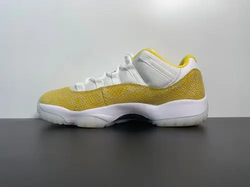 Air Jordan 11 Low WMNS Yellow Snakeskin AH7860-107 