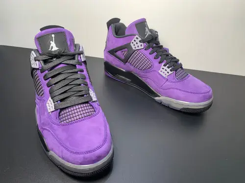 Air Jordan 4 Retro x Travis Scott Purple Friend's and Family 