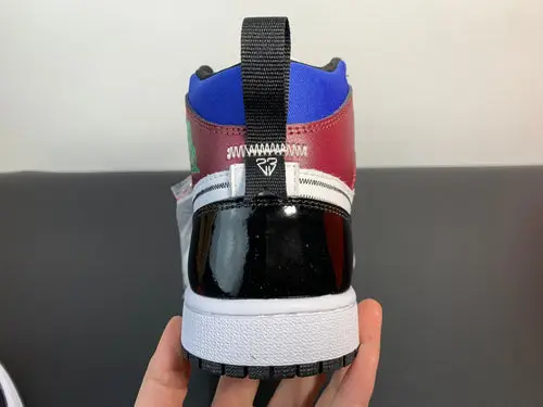 Air Jordan 1 Mid SE Black White Multi-Color DB5454-001 