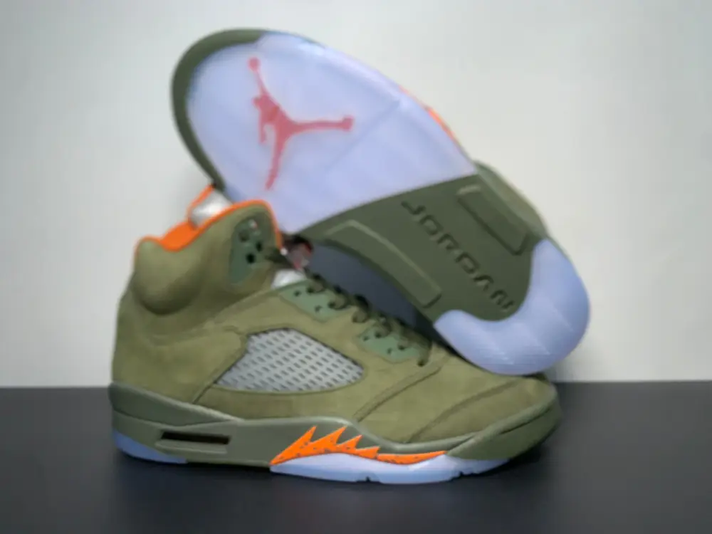 Nike Air Jordan 5 Retro Olive Solar Orange DD0587-308 
