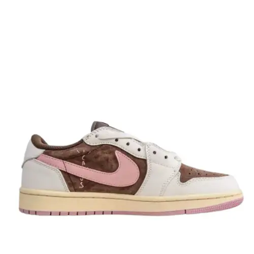 Travis Scott x Air Jordan 1 Low OG “Dark Pony Pink Oxford” DZ4137-206 