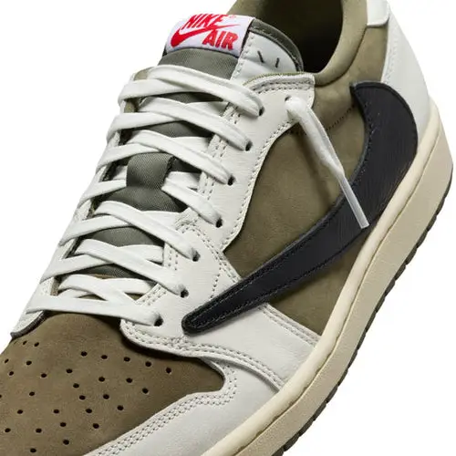 Air Jordan 1 Retro Low OG SP x Travis Scott ‘Reverse Olive’ 