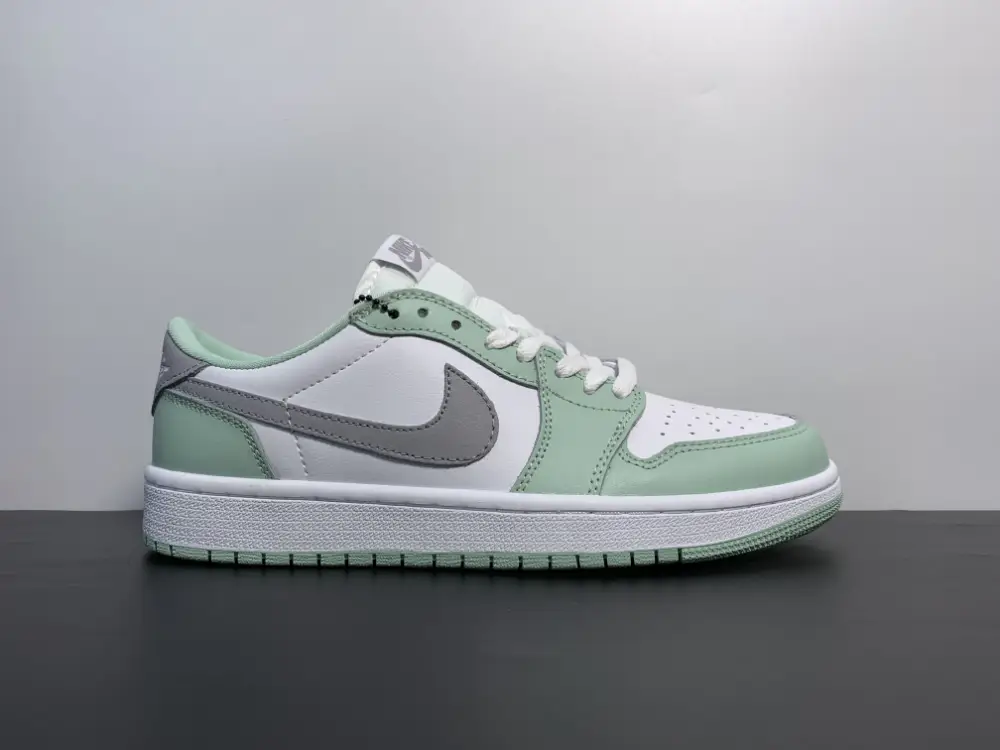 Air Jordan 1 Low White Green 