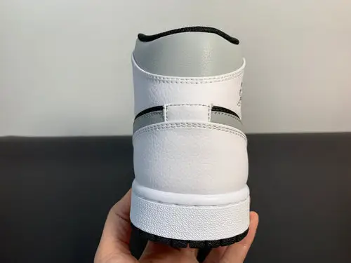 Air Jordan 1 Mid White Shadow 