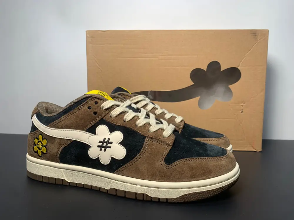 Wtp Water The Plant 1.0 Dunk Low Shroom Truffle Brown 