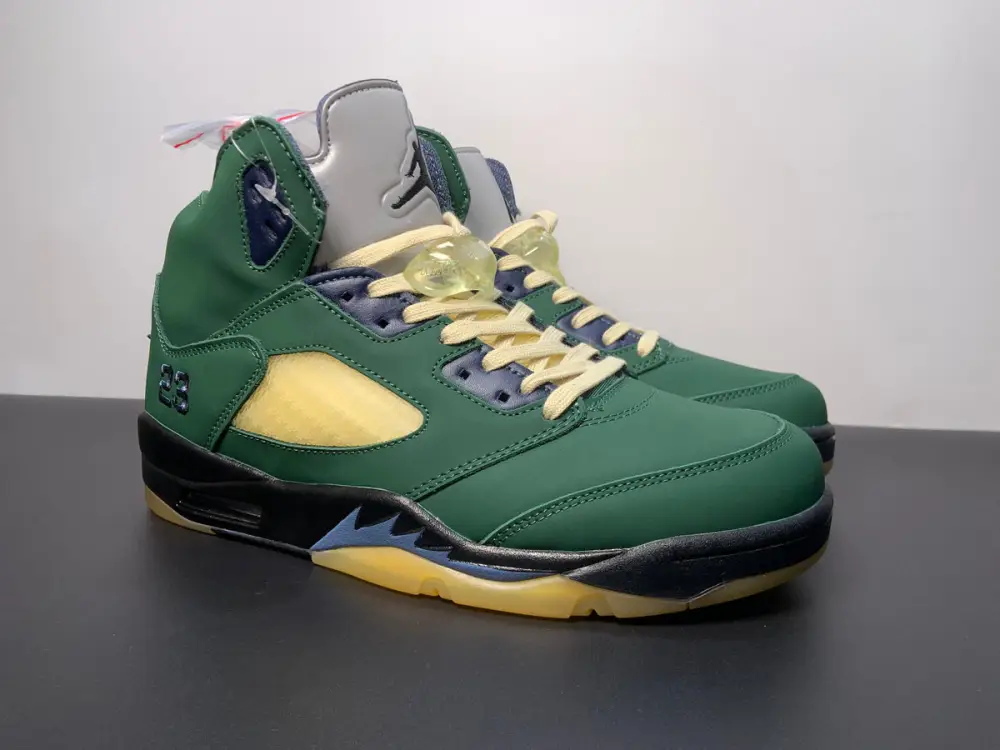 A Ma Maniere x Air Jordan 5 Retro SP Dark Green Black FZ5758-003 