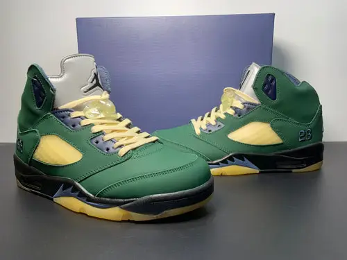 A Ma Maniere x Air Jordan 5 Retro SP Dark Green Black FZ5758-003 