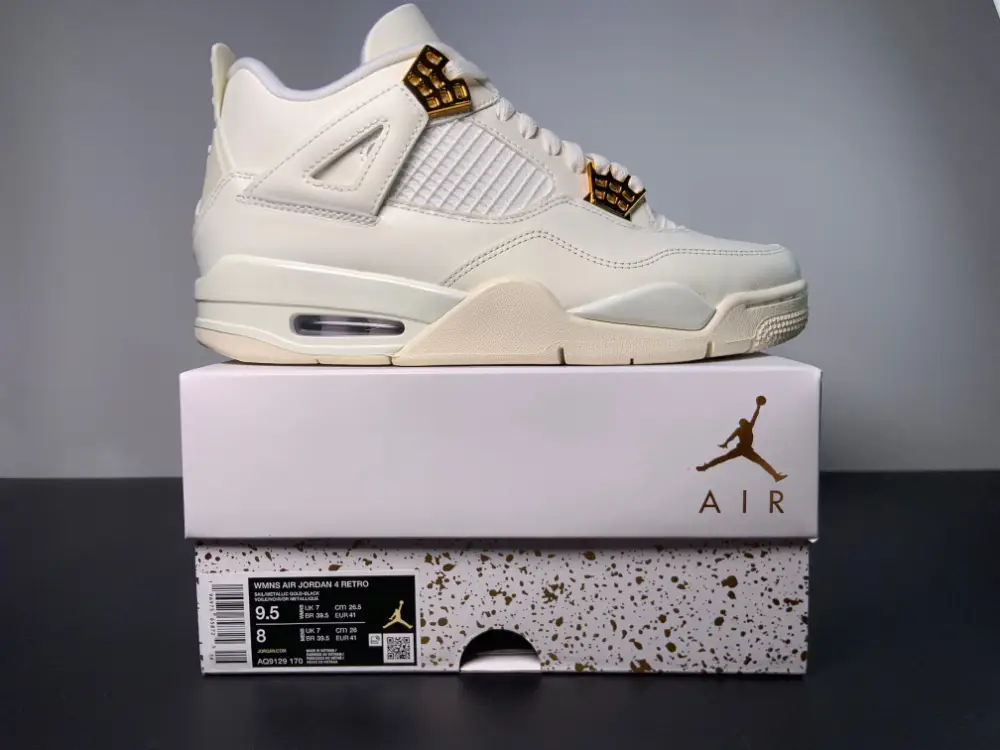 Air Jordan 4 Retro Metallic Gold AQ9129-170 Air Jordan 4 WMNS “Sail” 
