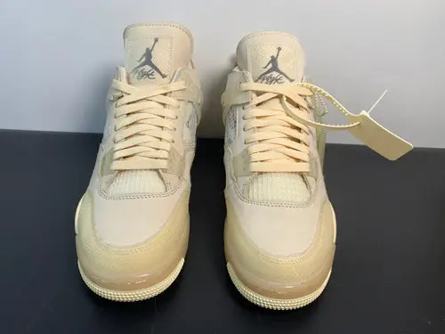 OFF-WHITE x Air Jordan 4 WMNS Mid Sail CV9388-100 