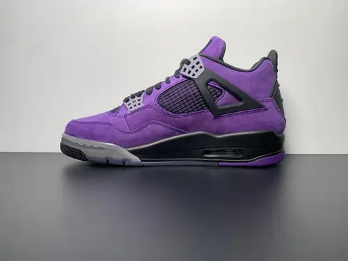 Air Jordan 4 Retro x Travis Scott Purple Friend's and Family 