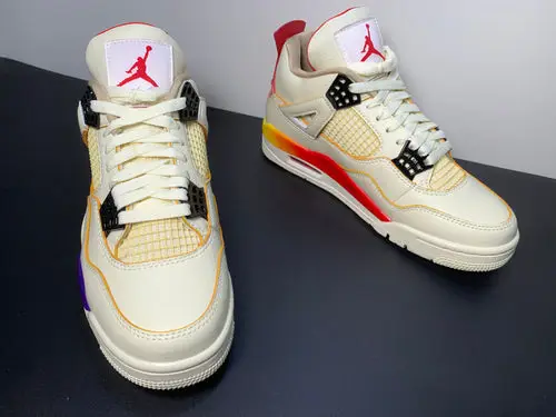 Air Jordan 4 X J Balvin Medellín Sunset Unisex Sneakers 