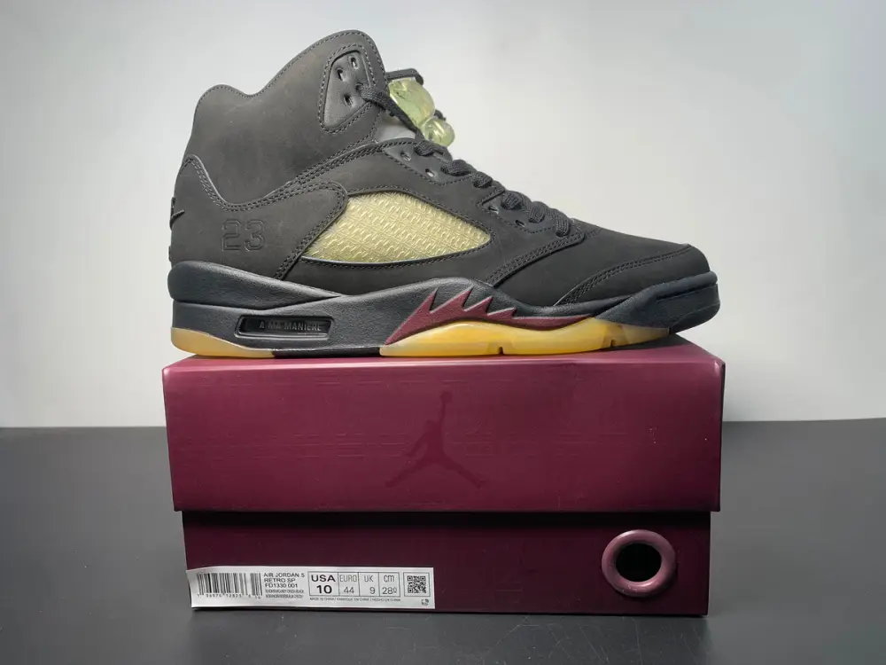 A Ma Maniére x Air Jordan 5 “Black” FD1330-001 