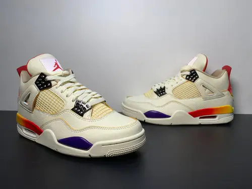 Air Jordan 4 X J Balvin Medellín Sunset Unisex Sneakers 