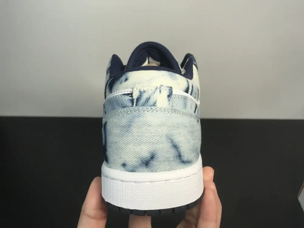 Air Jordan 1 Low Denim Blue Patchwork Star 