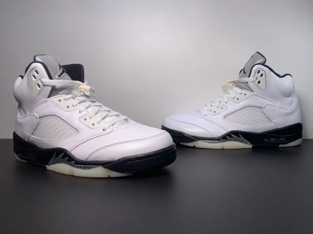 Air Jordan 5 White Black-Sail-Metallic Silver DD0587-110 