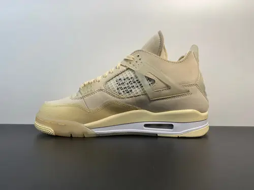 OFF-WHITE x Air Jordan 4 WMNS Mid Sail CV9388-100 