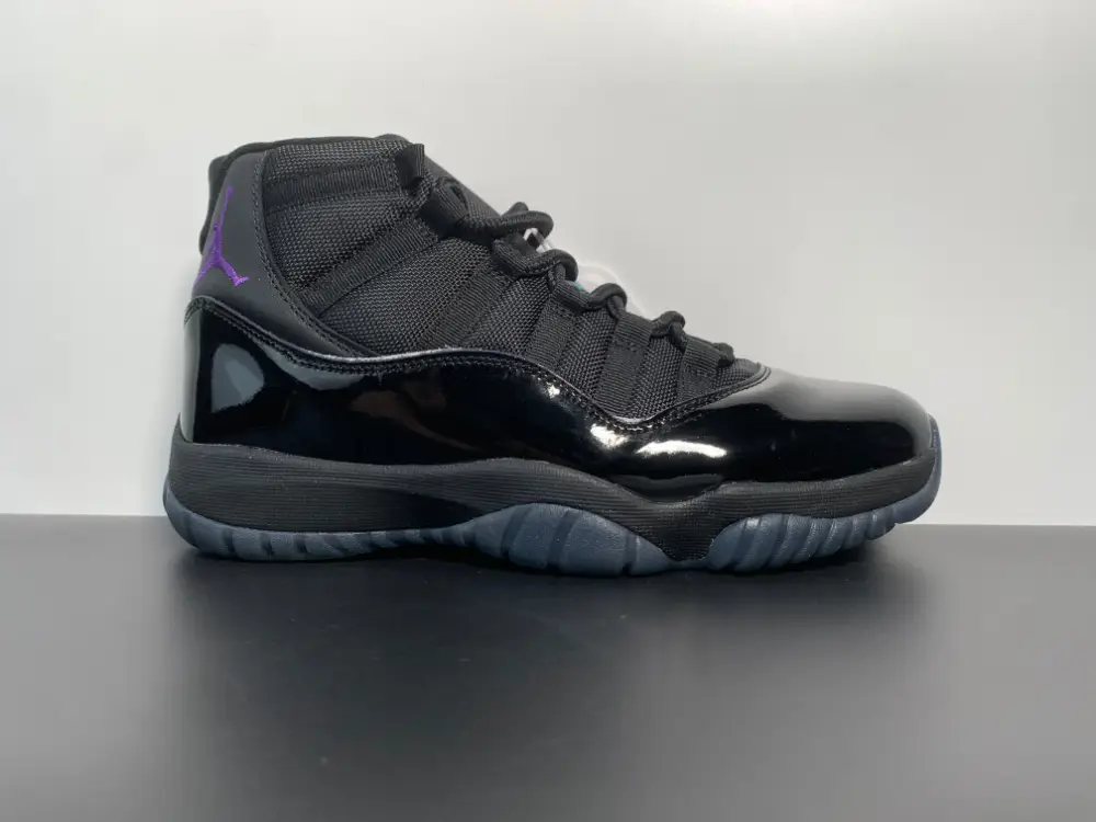 AIR JORDAN 11 RETRO BLACK GAMMA BLUE-VARSITY MAIZE 378037-006 