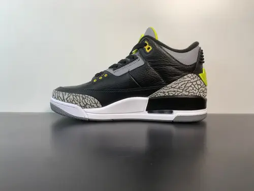Air Jordan 3 Retro Oregon Ducks Pit Crew Black 282240-594 