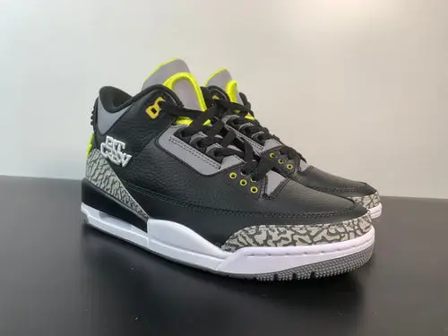 Air Jordan 3 Retro Oregon Ducks Pit Crew Black 282240-594 