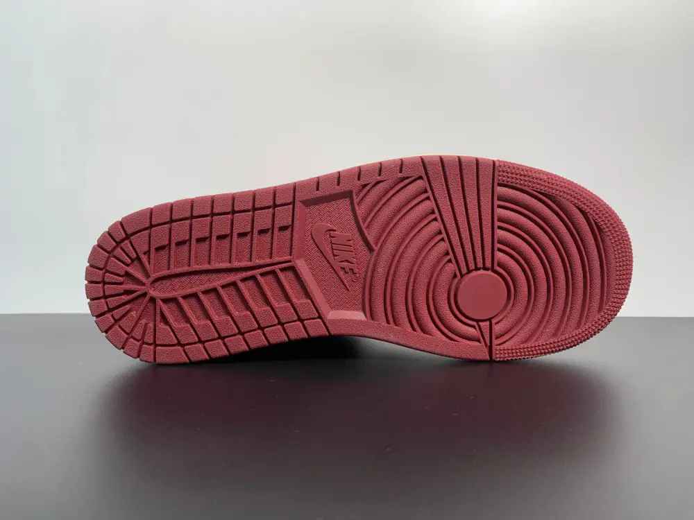 Nike Air Jordan 1 Mid Tiki Leaf Team Red DZ2820-601 