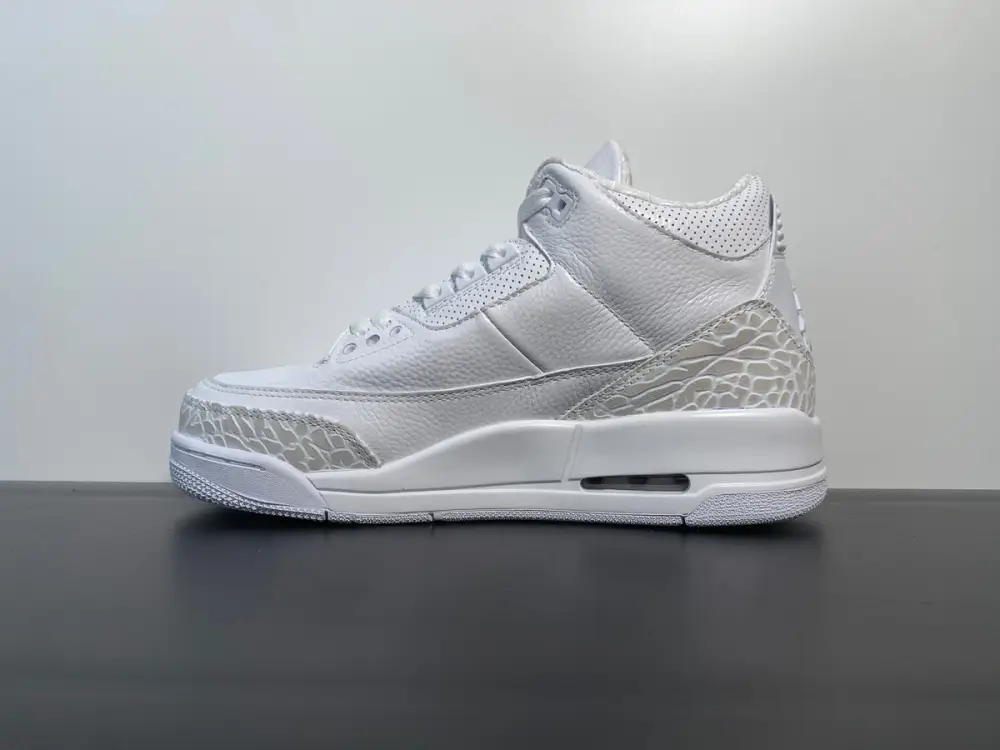 Air Jordan 3 “Pure White” 136064-111 
