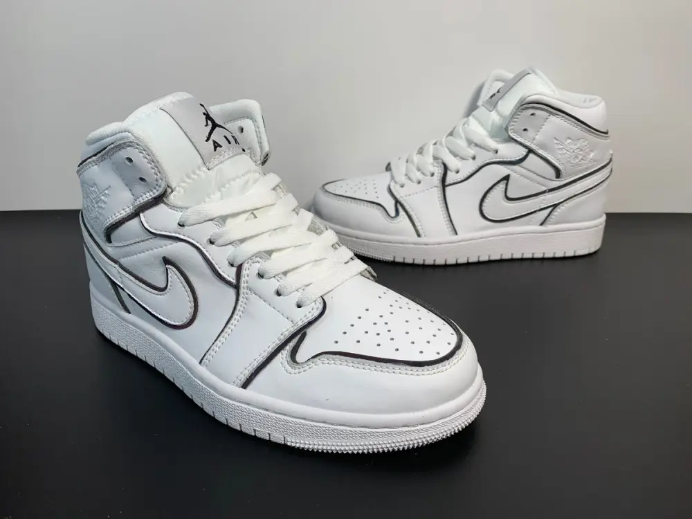 Air Jordan 1 Mid SE Iridescent Trim CK6587-100 