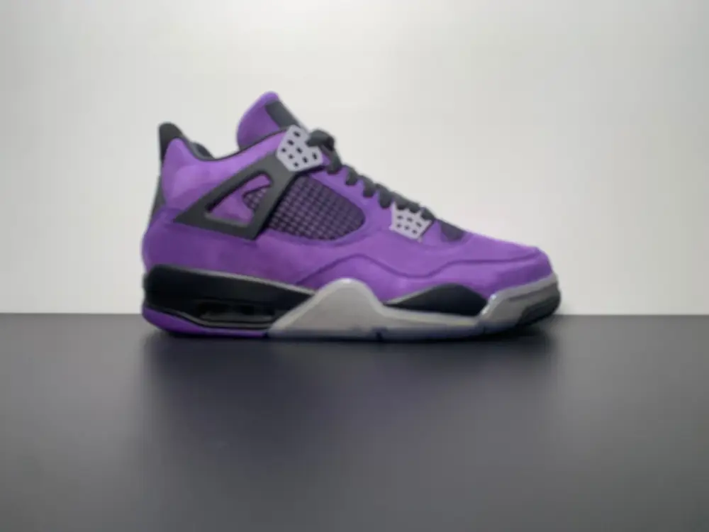 Air Jordan 4 Retro x Travis Scott Purple Friend's and Family 