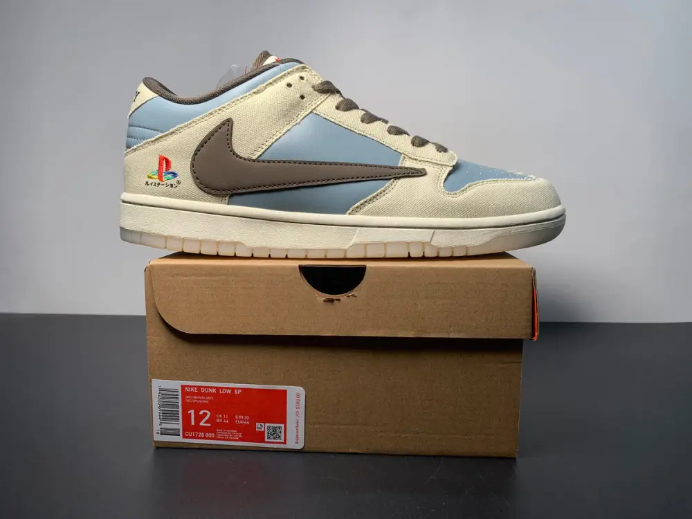 Travis Scott x PlayStation x Nike Dunk Low CU1726-800 
