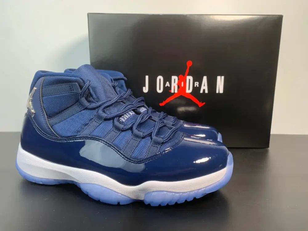 Air Jordan 11 Retro Dark Blue 378037-441 