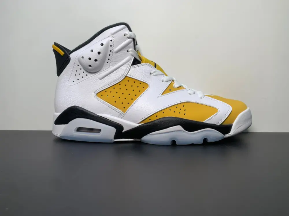 Nike Air Jordan Retro 6 Yellow Ochre White Black CT8529-170 