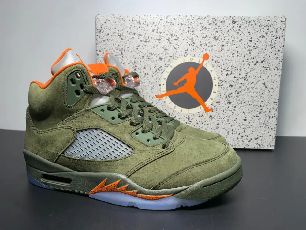 Nike Air Jordan 5 Retro Olive Solar Orange DD0587-308 