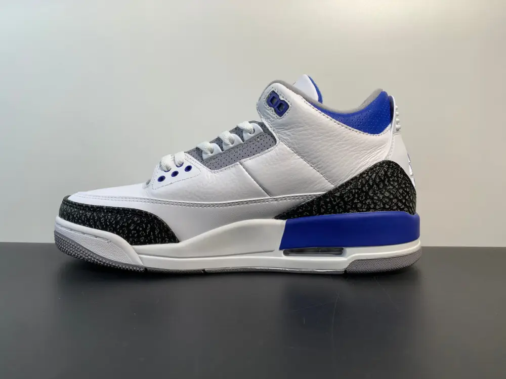 Air Jordan 3 Retro Racer Blue White CT8532-145 