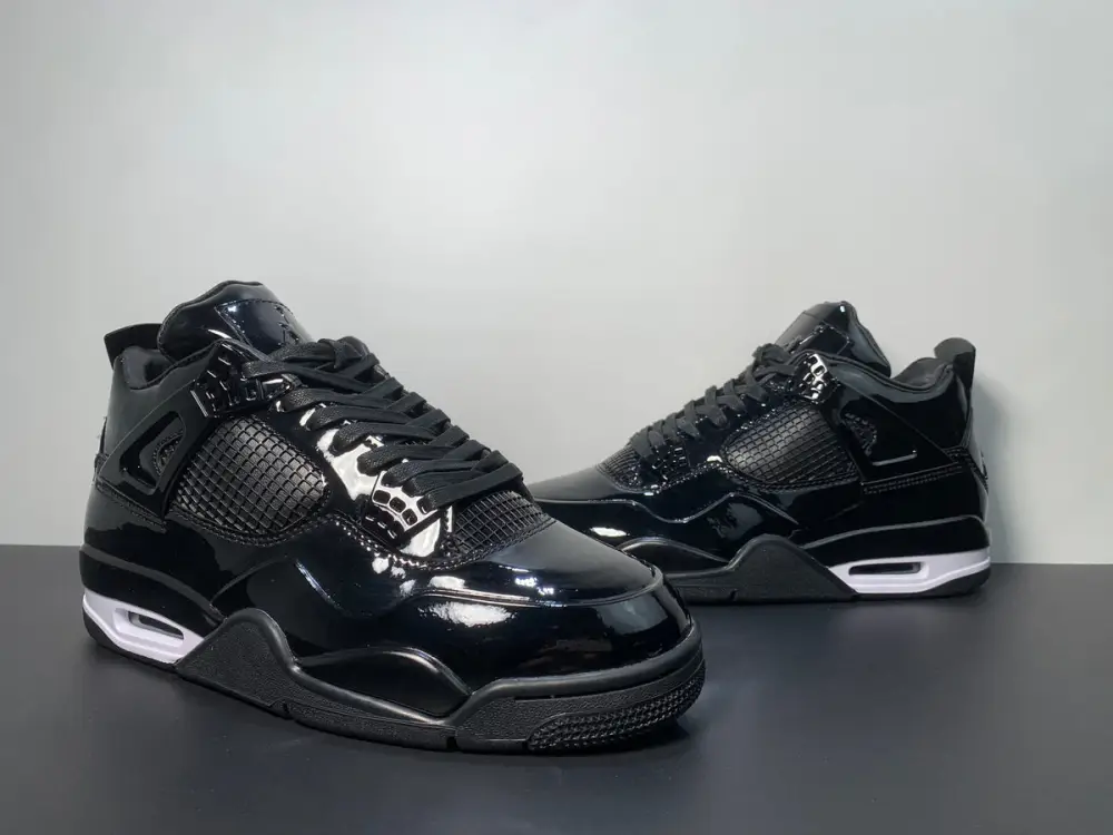 Air Jordan 4 11Lab4 Black Patent 