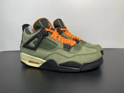 Air Jordan 4 Retro Undefeated Army Green 