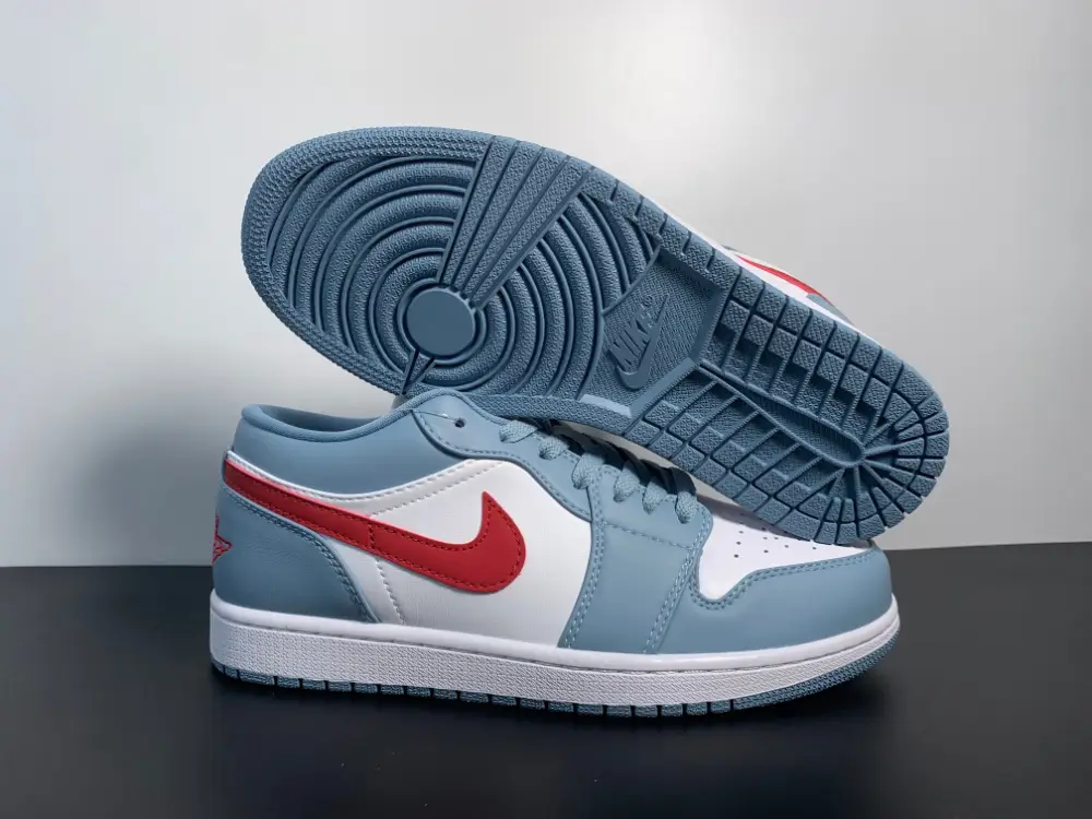 Air Jordan 1 Low Blue Whisper Dune Red DC0774-164 