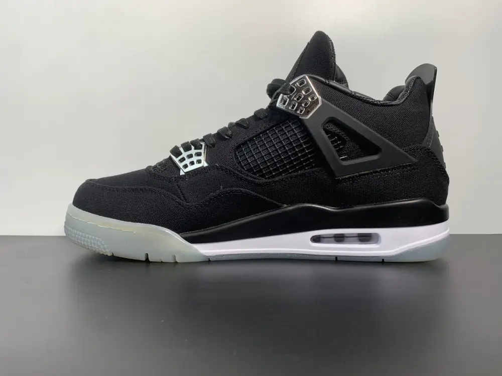 Air Jordan 4 Black White Eminem Carhartt 