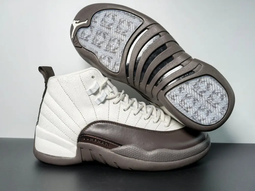 Air Jordan 12 White Baroque Brown-Sail 