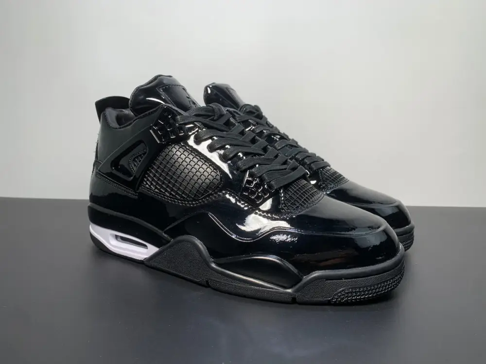 Air Jordan 4 11Lab4 Black Patent 