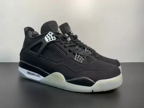 Air Jordan 4 Black White Eminem Carhartt 