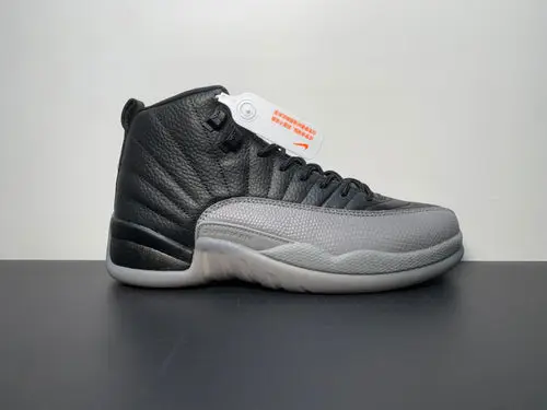 Air Jordan 12 Retro Black Wolf Grey 