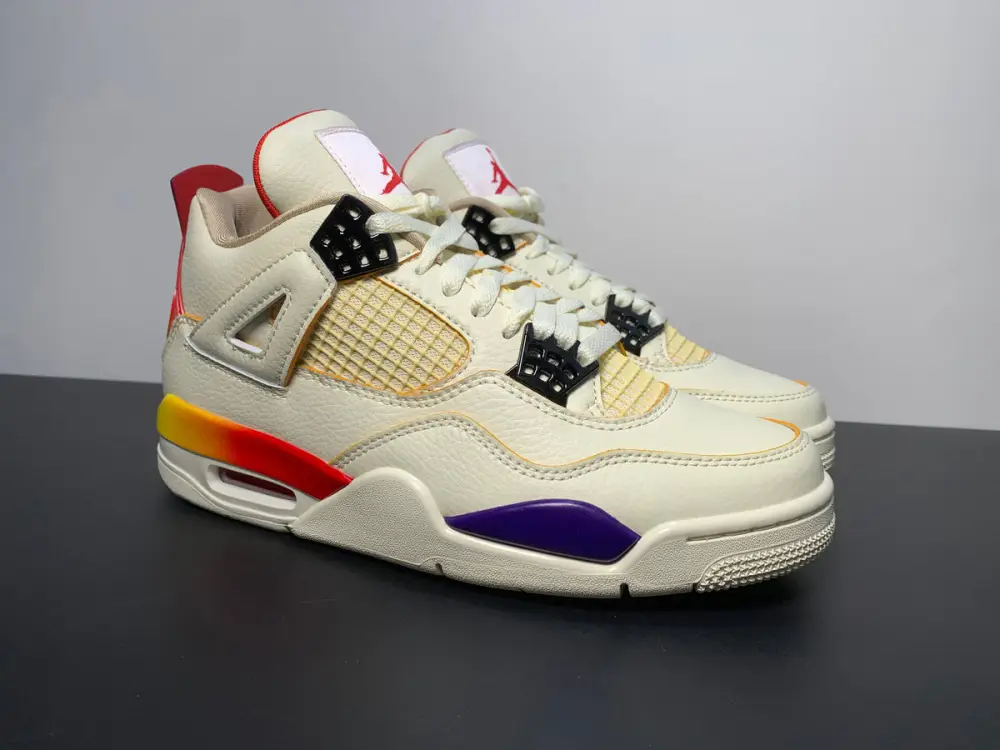 Air Jordan 4 X J Balvin Medellín Sunset Unisex Sneakers 