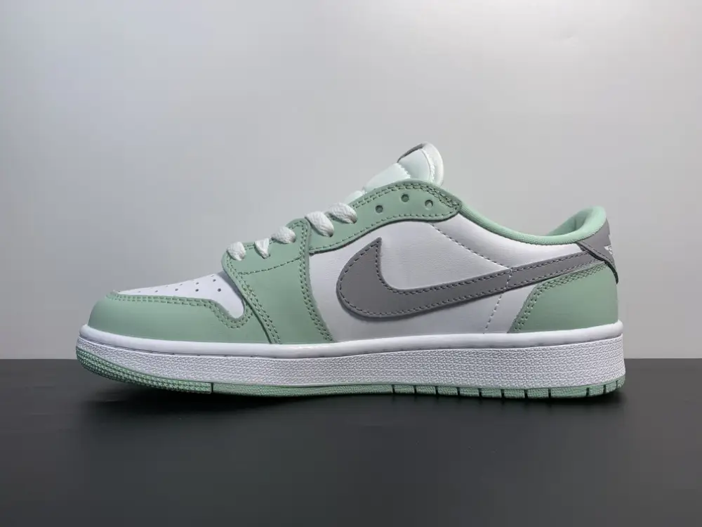 Air Jordan 1 Low White Green 