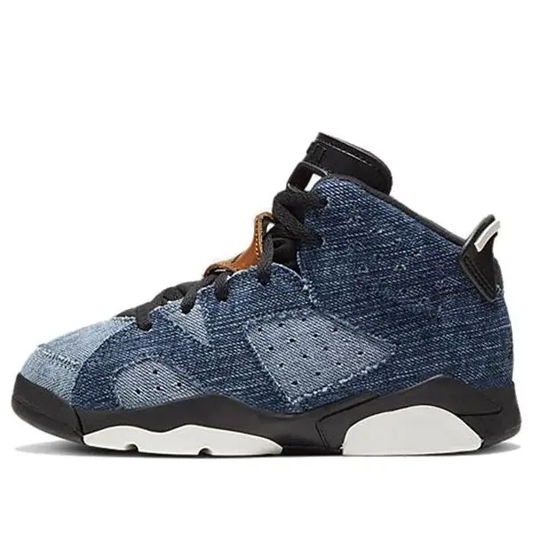 Air Jordan 6 Retro PS 'Washed Denim' Washed Denim Sail Varsity Red Bla 