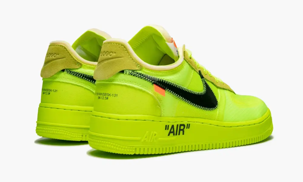 The 10: Nike Air Force 1 Low "Off-White Volt" 