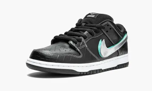SB Dunk Low Pro OG QS "Black Diamond" 