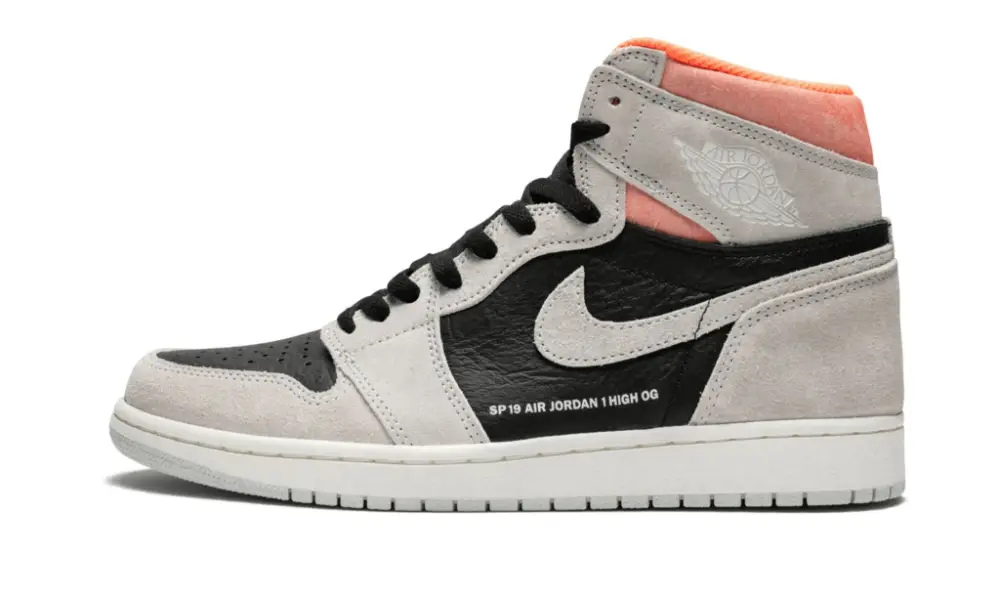 Air Jordan 1 Retro High OG "Neutral Grey Hyper Crimson" 