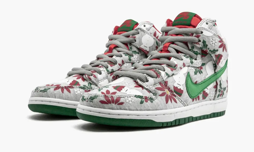 SB Dunk High PRM CNCPTS "Ugly Christmas Sweater" 