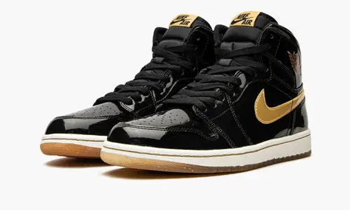 Air Jordan 1 Retro High OG "Black Metallic Gold" 