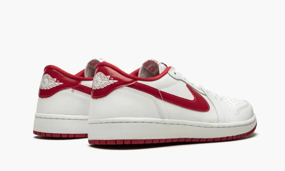 Air Jordan 1 Retro Low OG "White   Varsity Red" 